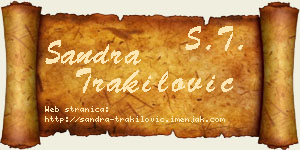 Sandra Trakilović vizit kartica